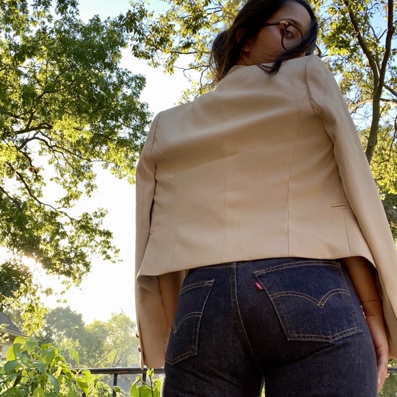 SOLD—Pale Pink Blazer - Picture 2 of 5